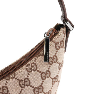 Gucci Beige Brown GG Shoulder Bag