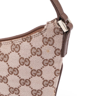 Gucci Beige Brown GG Shoulder Bag