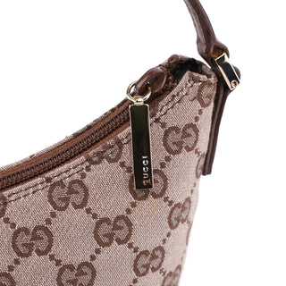 Gucci Beige Brown GG Shoulder Bag