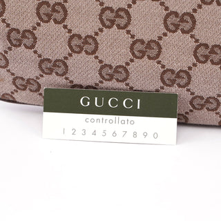 Gucci Beige Brown GG Shoulder Bag