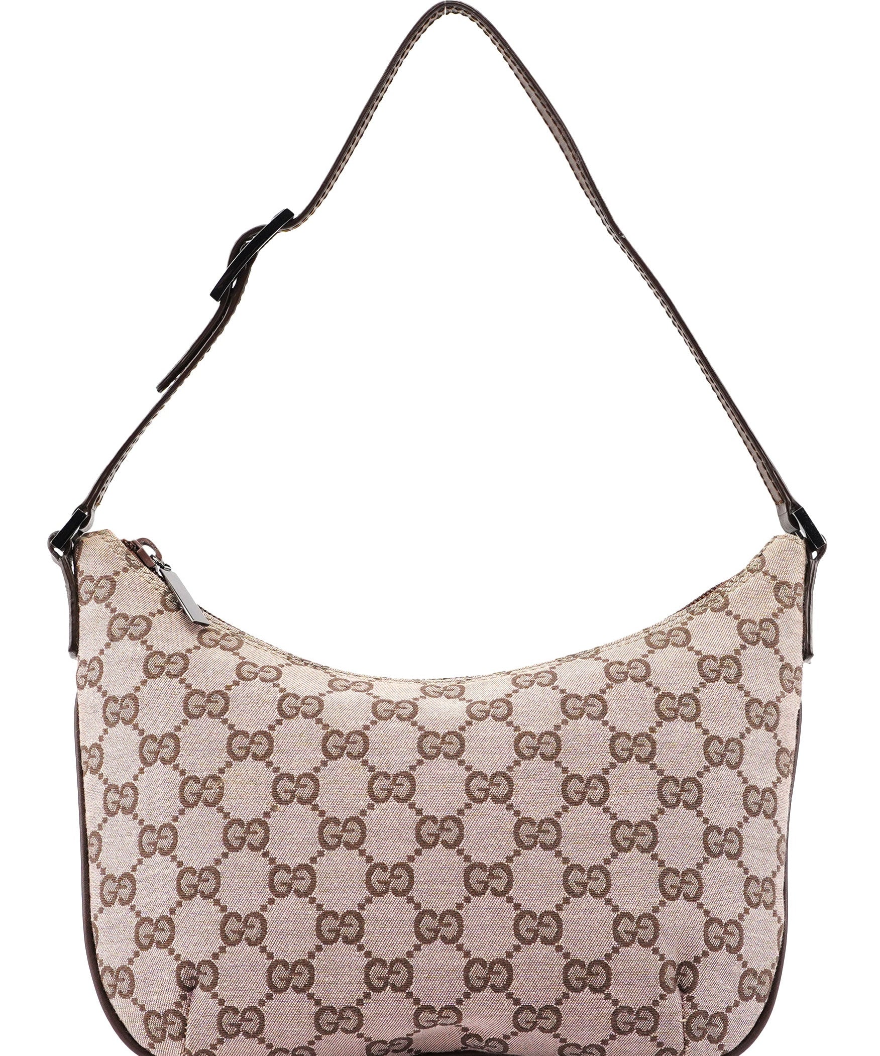 gucci Beige Brown GG Shoulder Bag