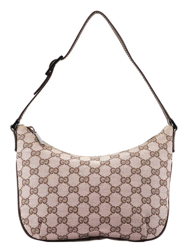 gucci Beige Brown GG Shoulder Bag