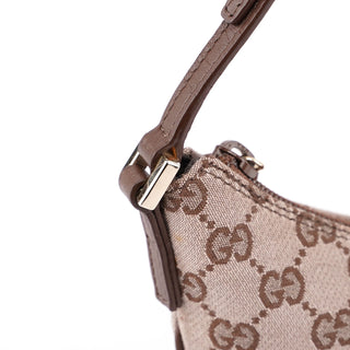 Gucci Beige Brown GG Shoulder Bag