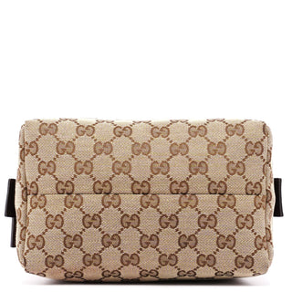 Gucci Beige Brown GG Small Bowling Bag