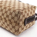 Gucci Beige Brown GG Small Bowling Bag