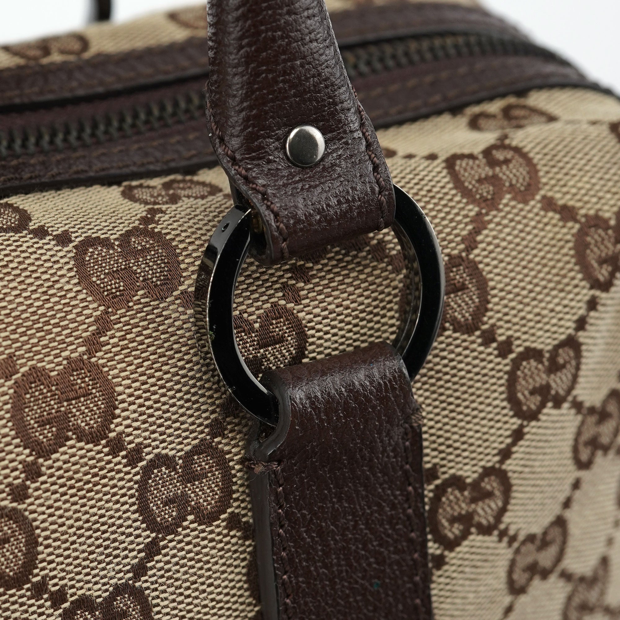 Gucci Sac cabas en toile GG beige et marron