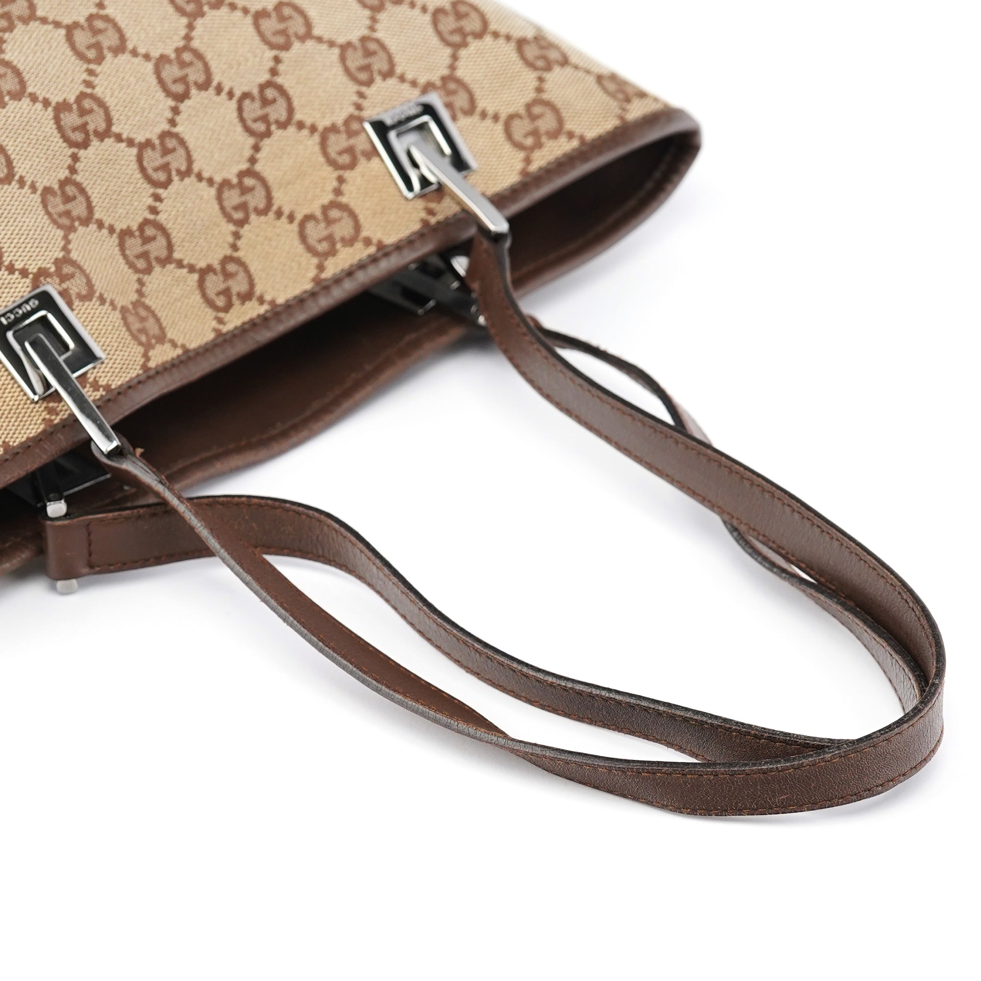 Gucci Beige Brown GG Tote Bag