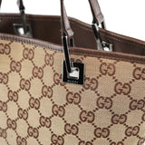 Gucci Beige Brown GG Tote Bag