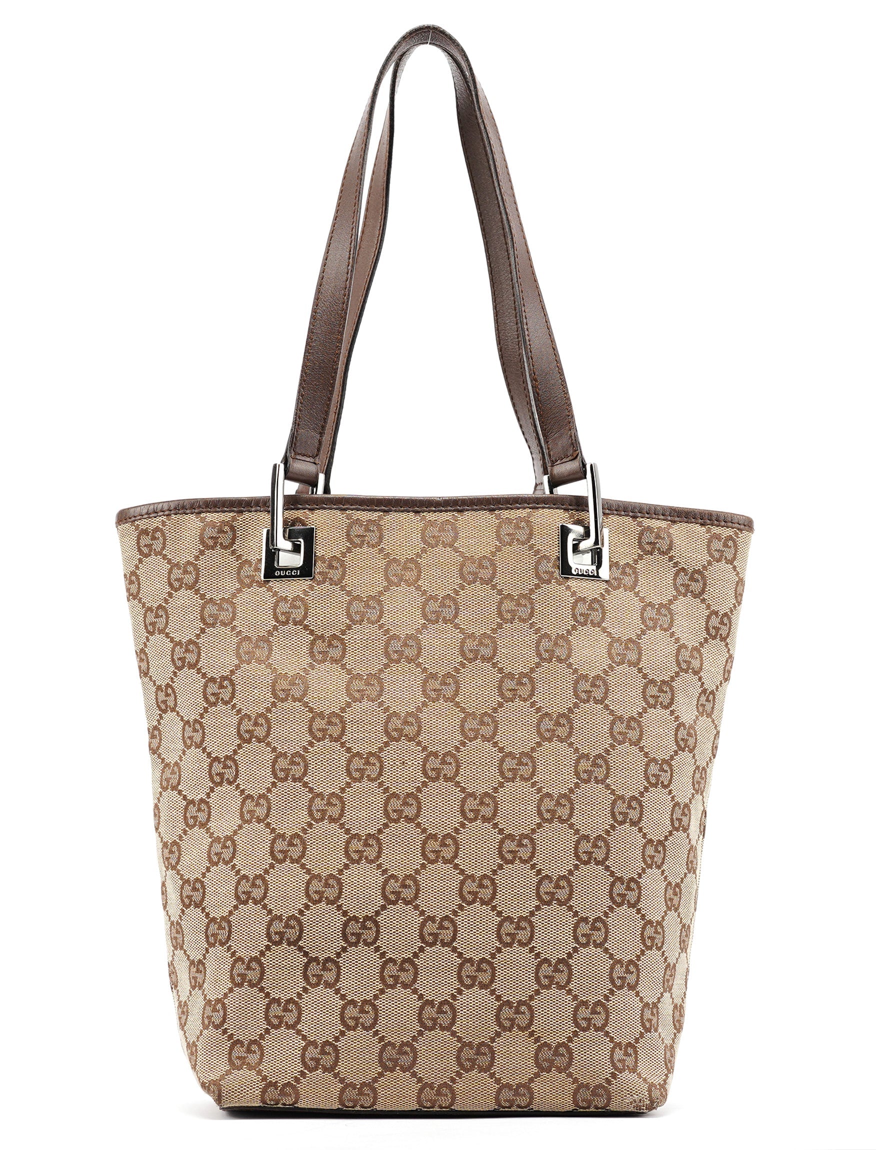 Gucci Beige Brown GG Tote Bag