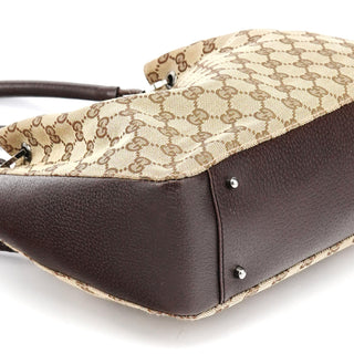 Gucci Beige Brown GG Tote Bag