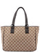 Gucci Beige Brown GG Tote Bag