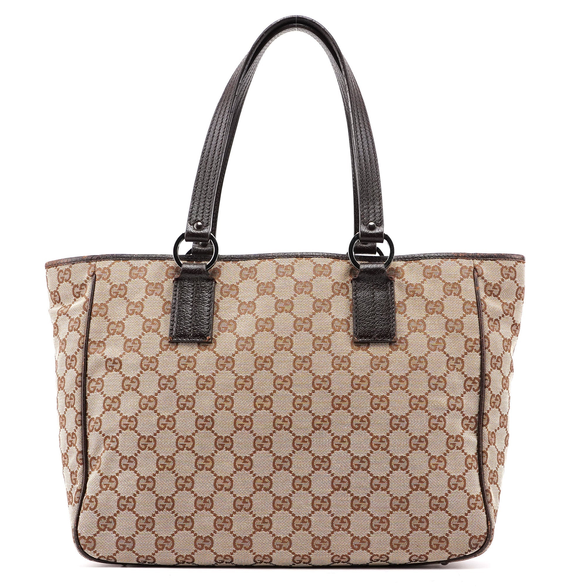 Gucci Beige Brown GG Tote Bag