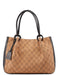 Gucci Beige Brown GG Tote With Pouch