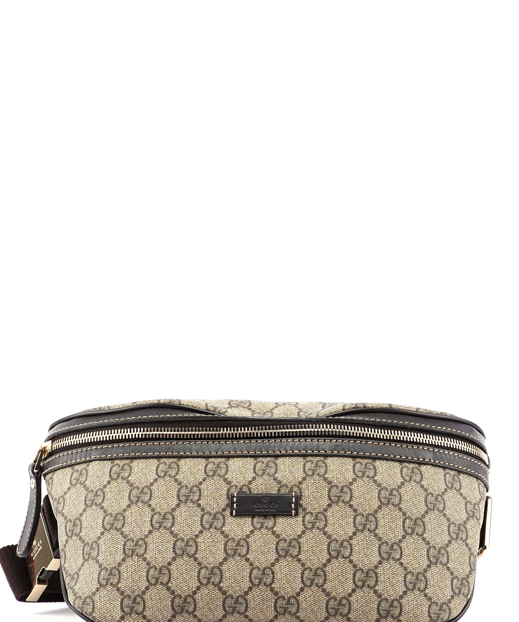 Gucci Beige Brown GG Waist Bag