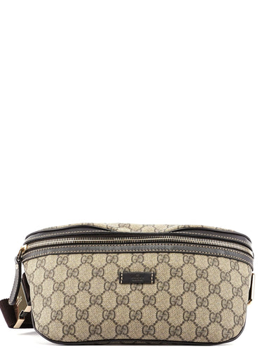 Gucci Beige Brown GG Waist Bag