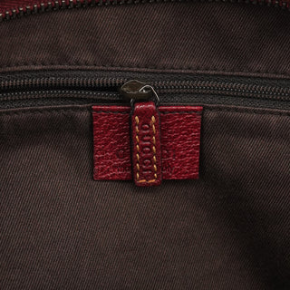 Gucci Beige Burgundy GG Tote Bag