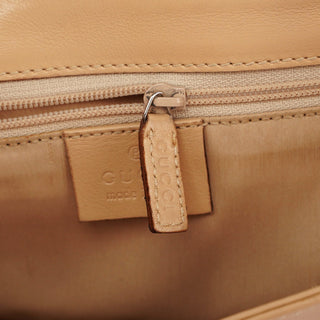 Gucci Beige Calfskin Chain Shoulder Bag