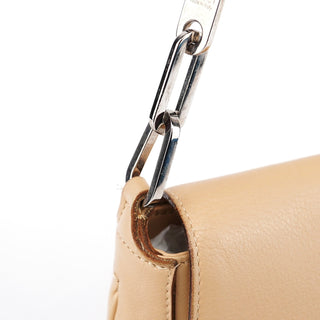 Gucci Beige Calfskin Chain Shoulder Bag