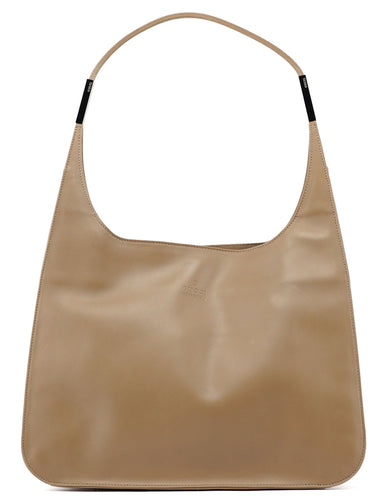 Gucci Beige Calfskin Hobo Shoulder Bag