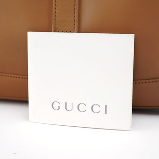 Gucci Beige Calfskin Jackie Shoulder Bag