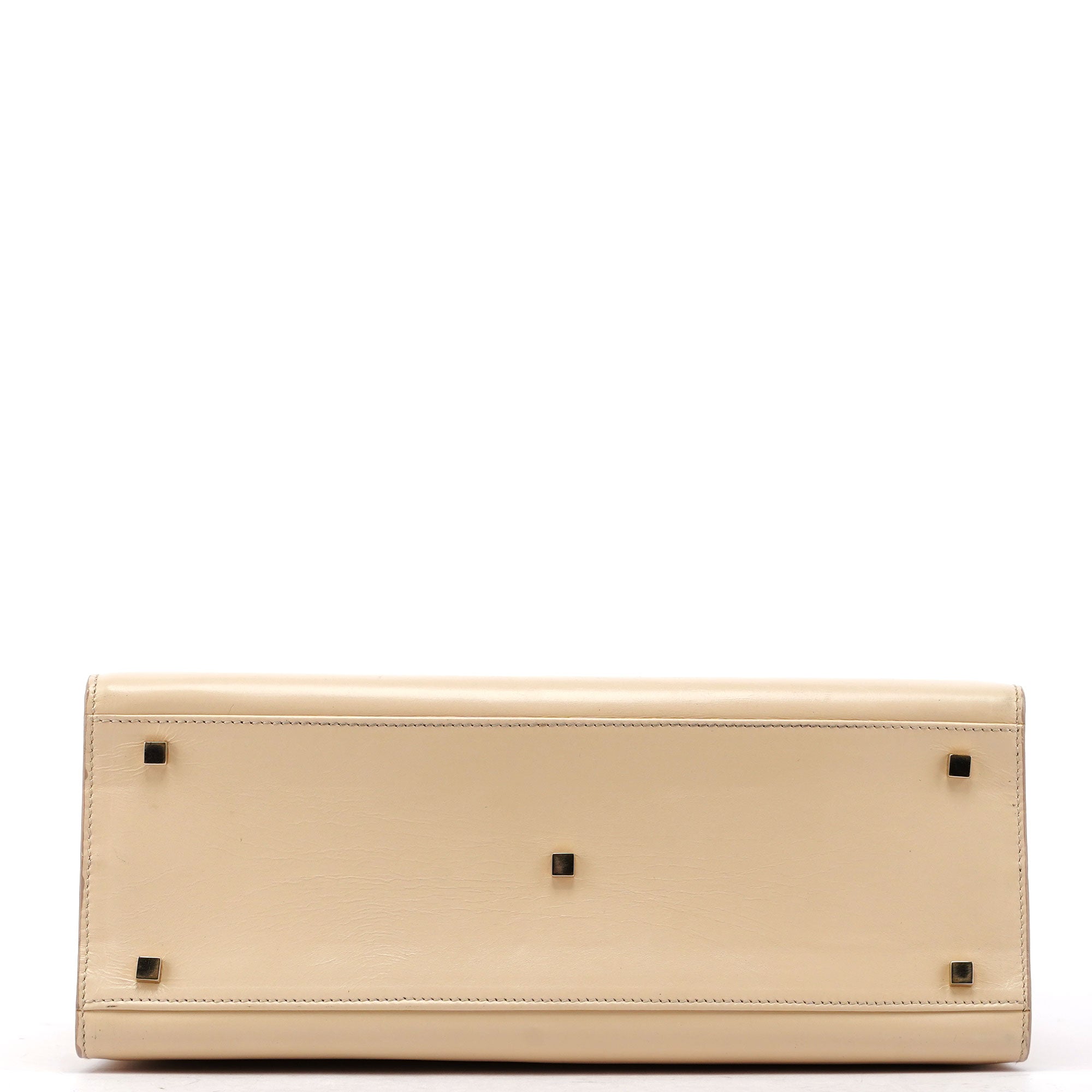 Gucci Beige Calfskin Ladylock Bag