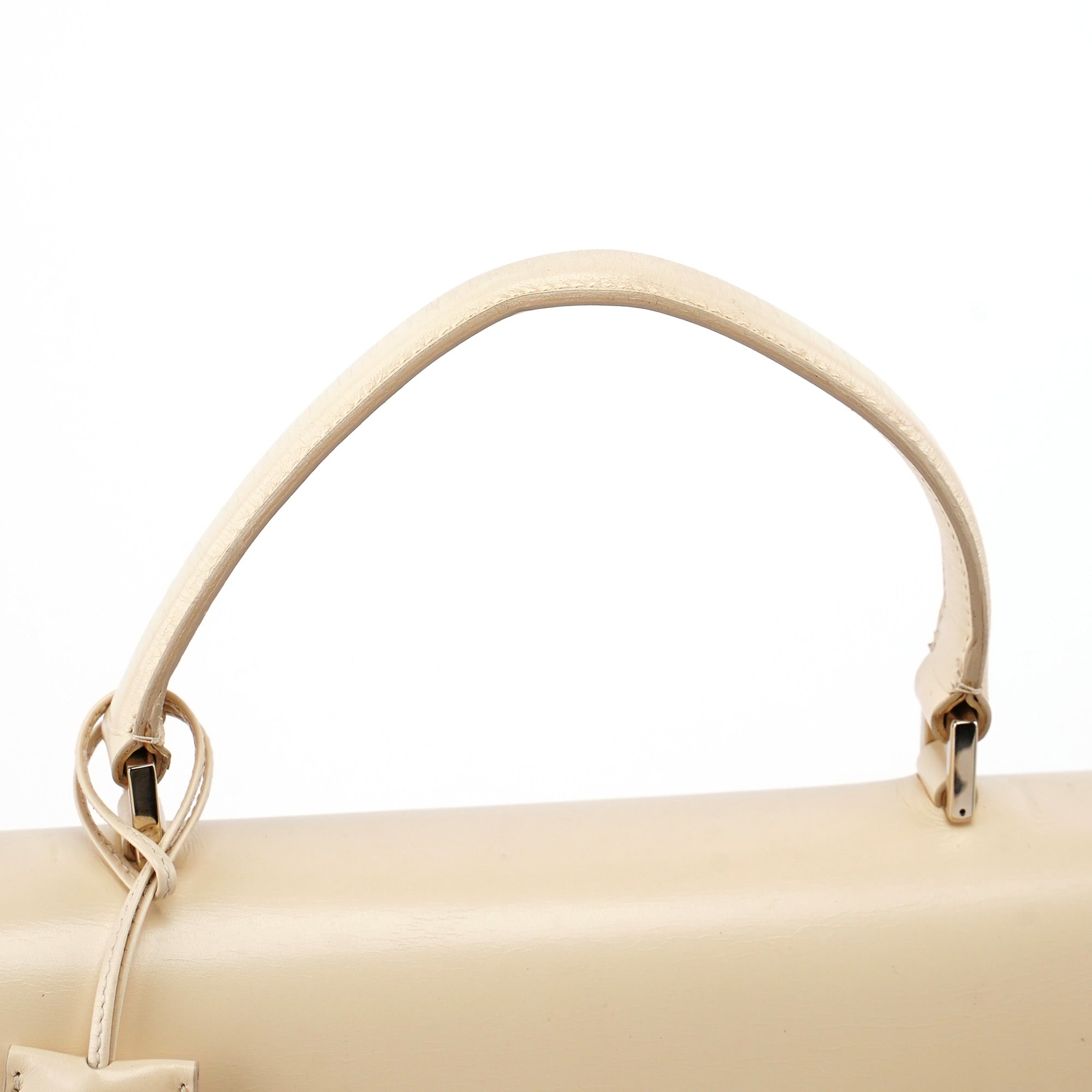 Gucci Beige Calfskin Ladylock Bag