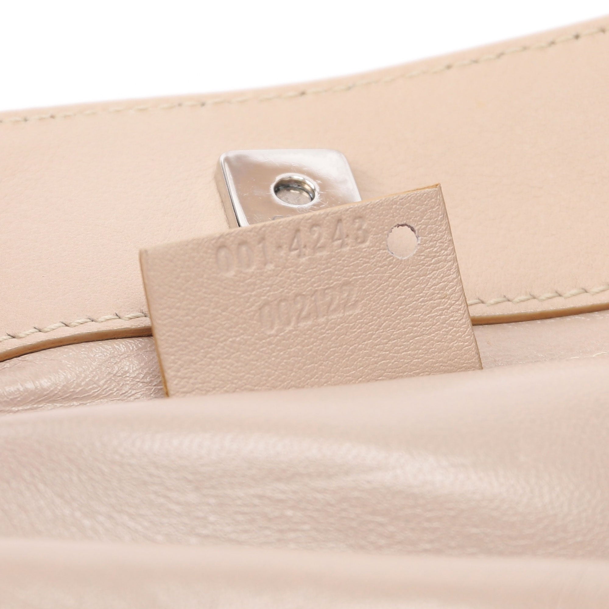 Gucci Beige Calfskin Shoulder Bag