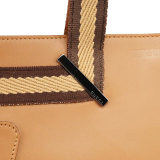 Gucci Beige Calfskin Tote Bag