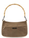 Gucci Beige Canvas Bamboo Shoulder Bag