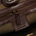 Gucci Beige Canvas Bamboo Top Handle Bag