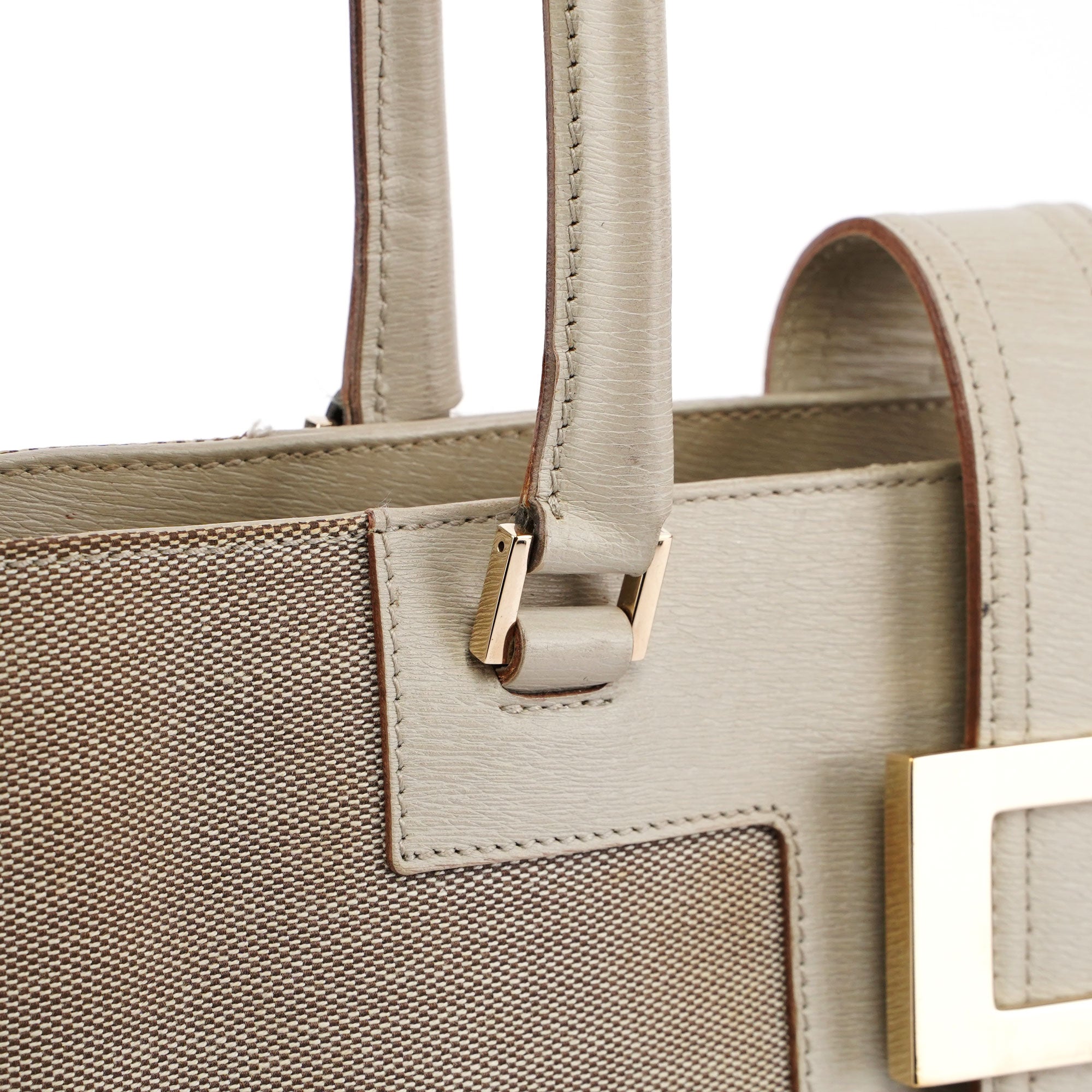 Gucci Sac cabas G en toile beige