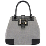 Gucci Beige Canvas Gold Square G Tote