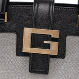 Gucci Beige Canvas Gold Square G Tote