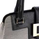 Gucci Beige Canvas Gold Square G Tote