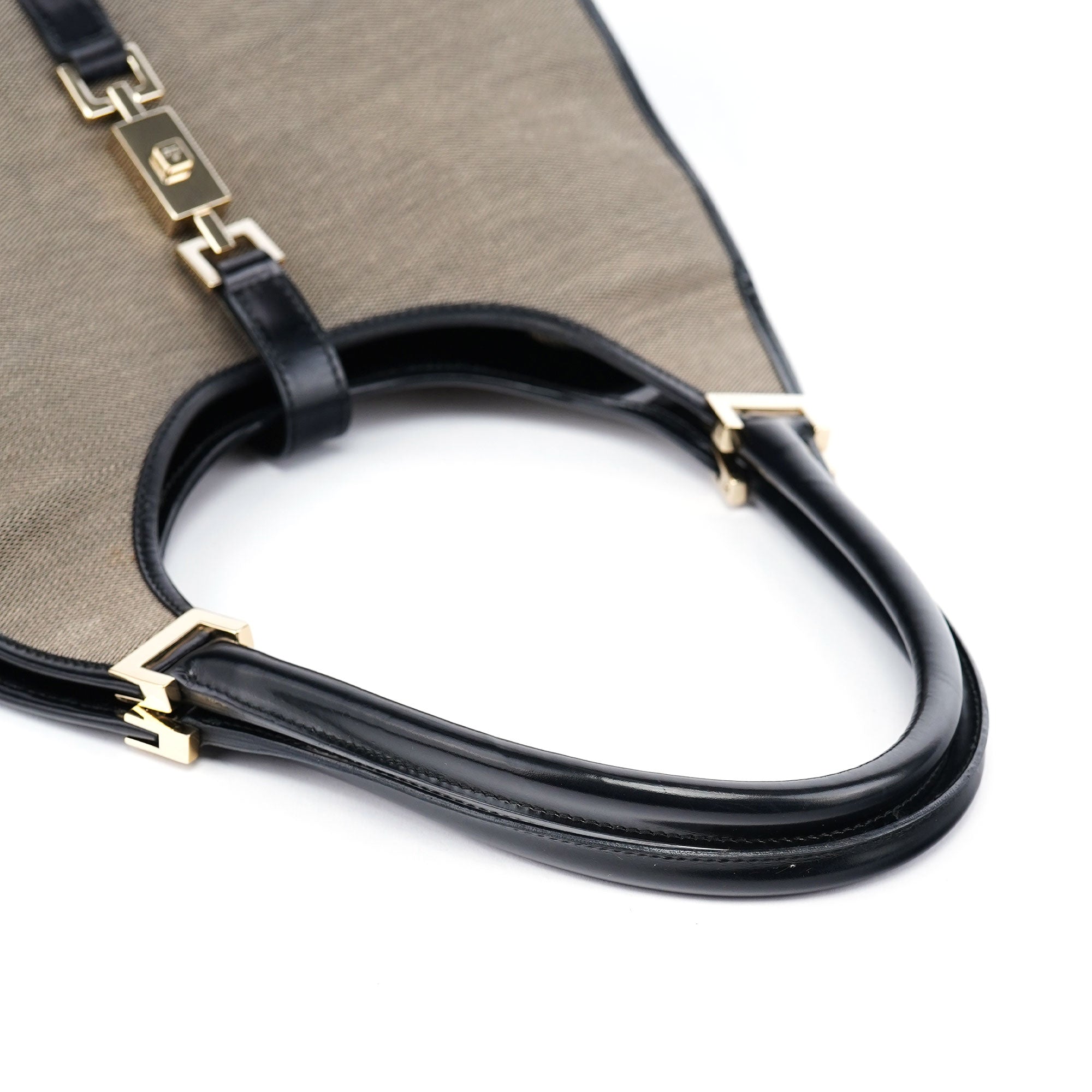 Gucci Sac porté épaule Jackie en toile beige