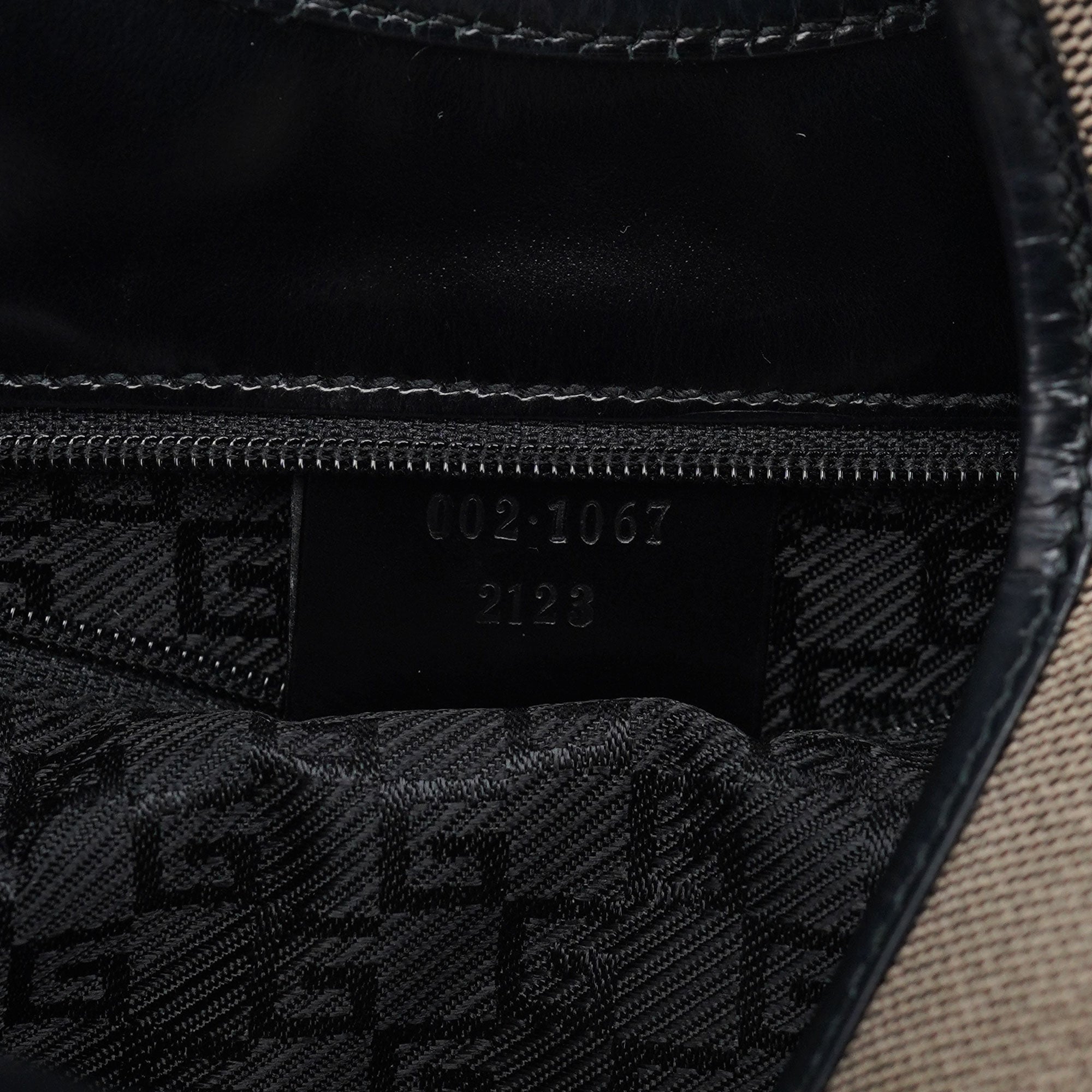Gucci Sac porté épaule Jackie en toile beige