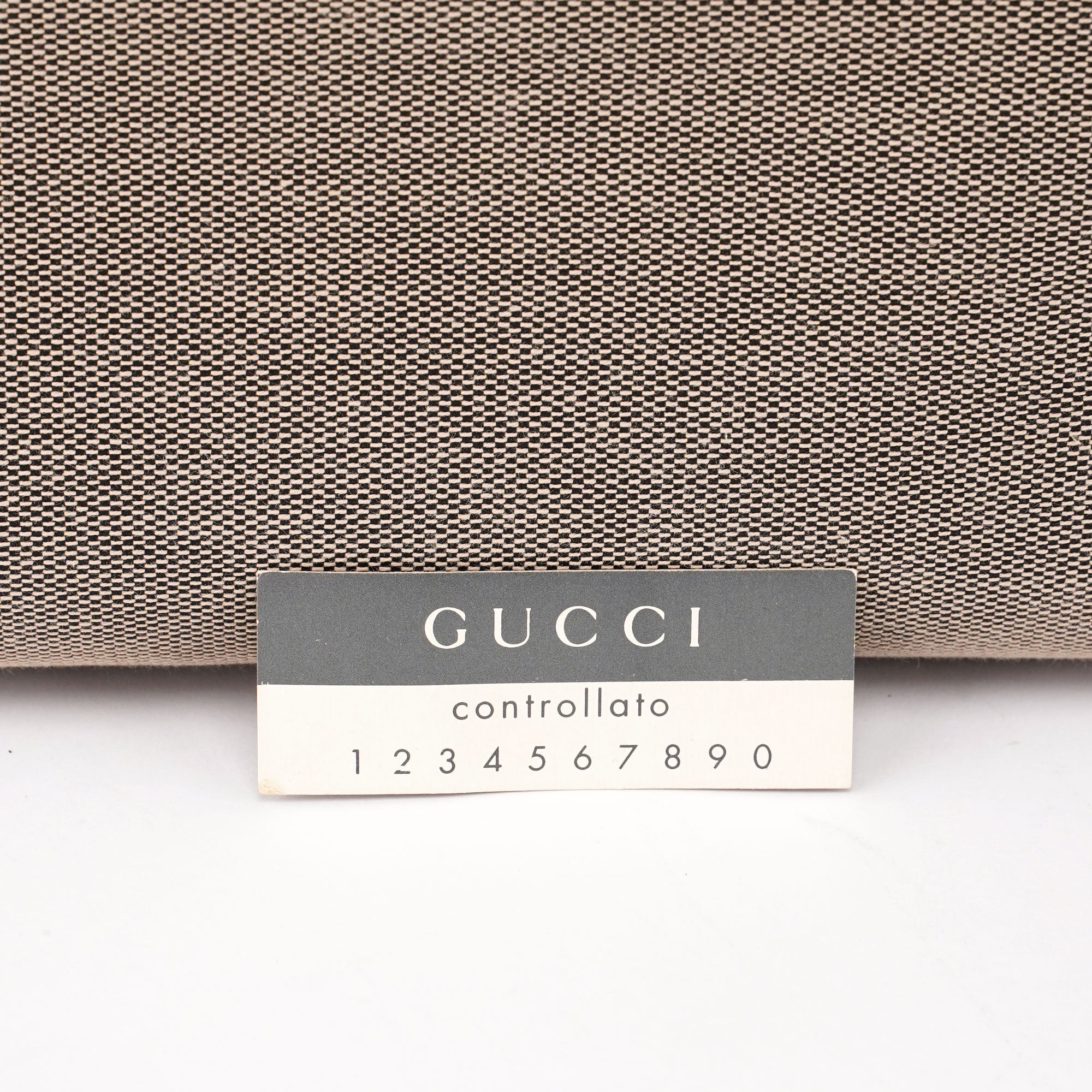 Gucci Beige Canvas Keylock Shoulder Bag