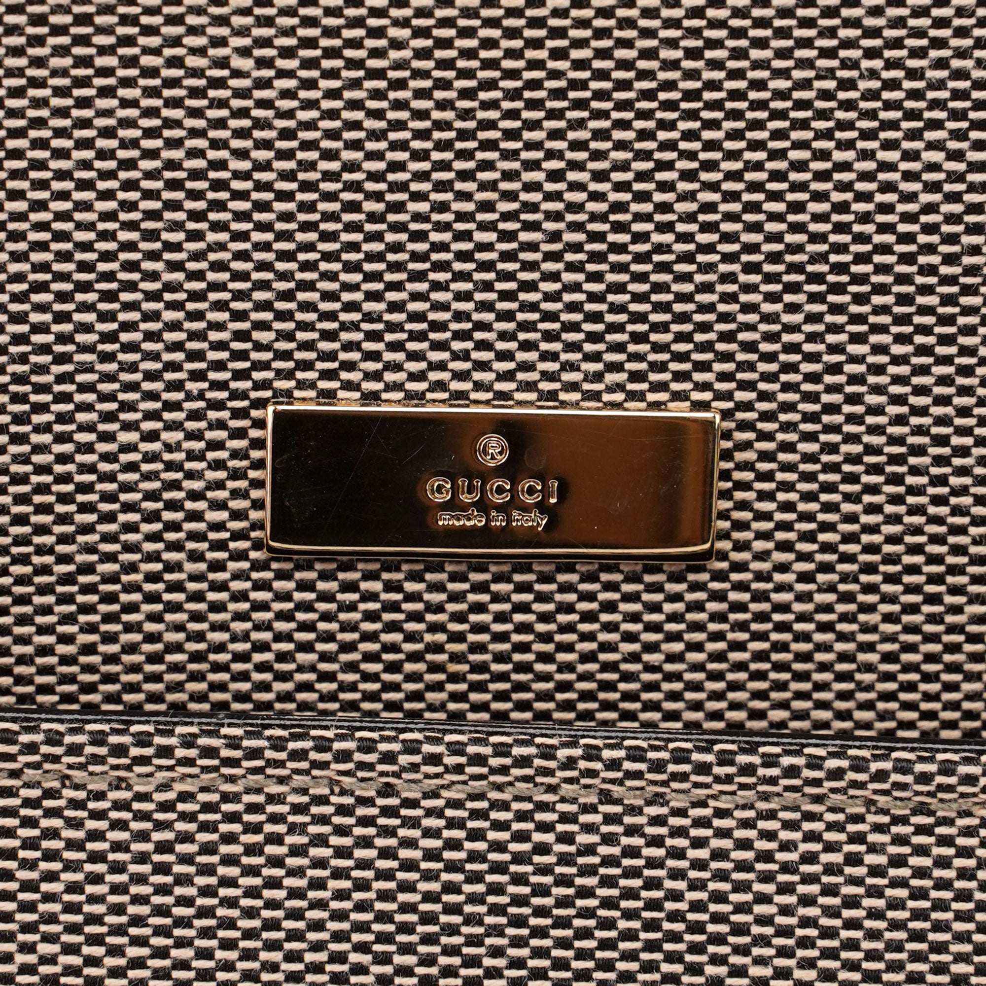 Gucci Sac porté épaule Keylock en toile beige