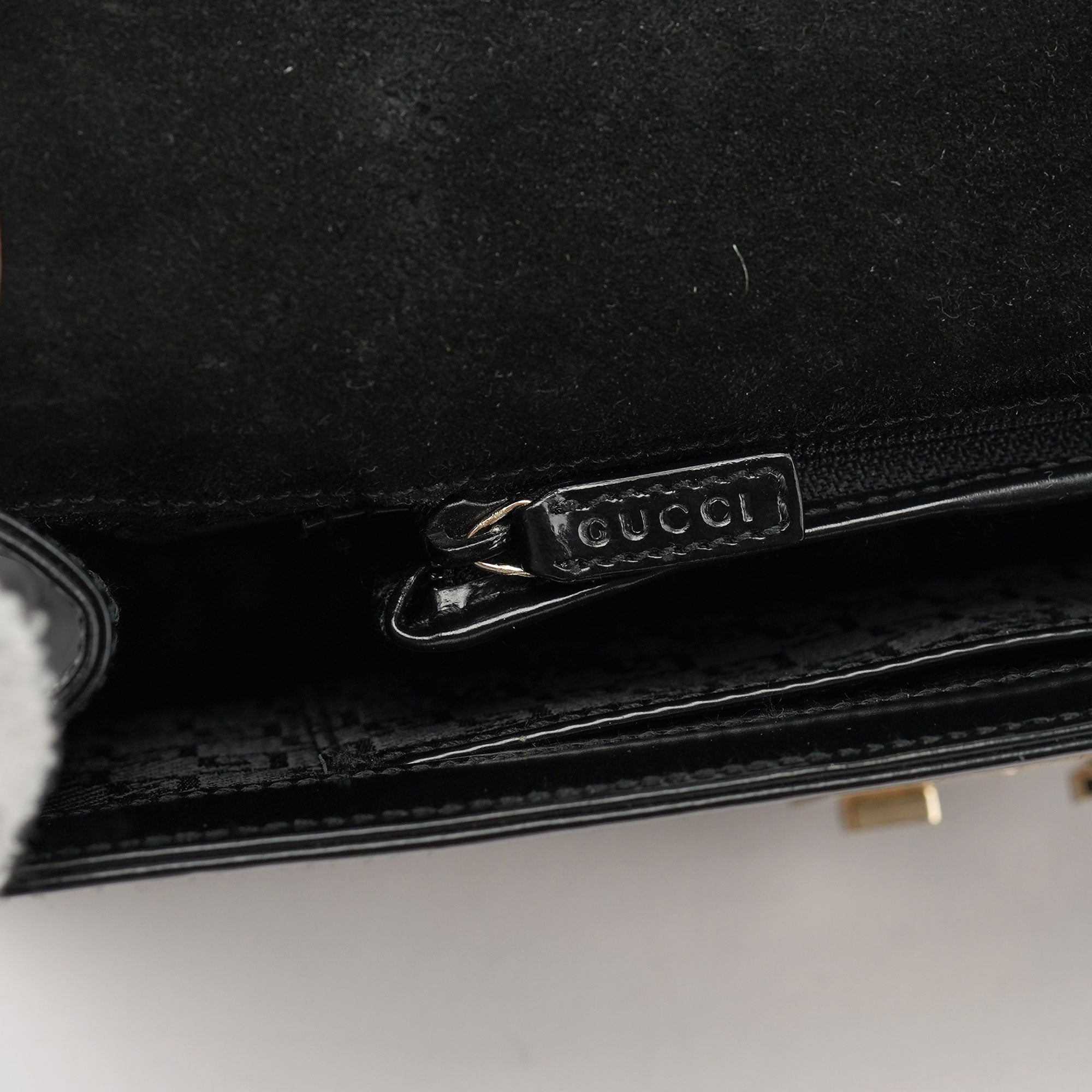 Gucci Lady Lock Schultertasche aus beigem Canvas