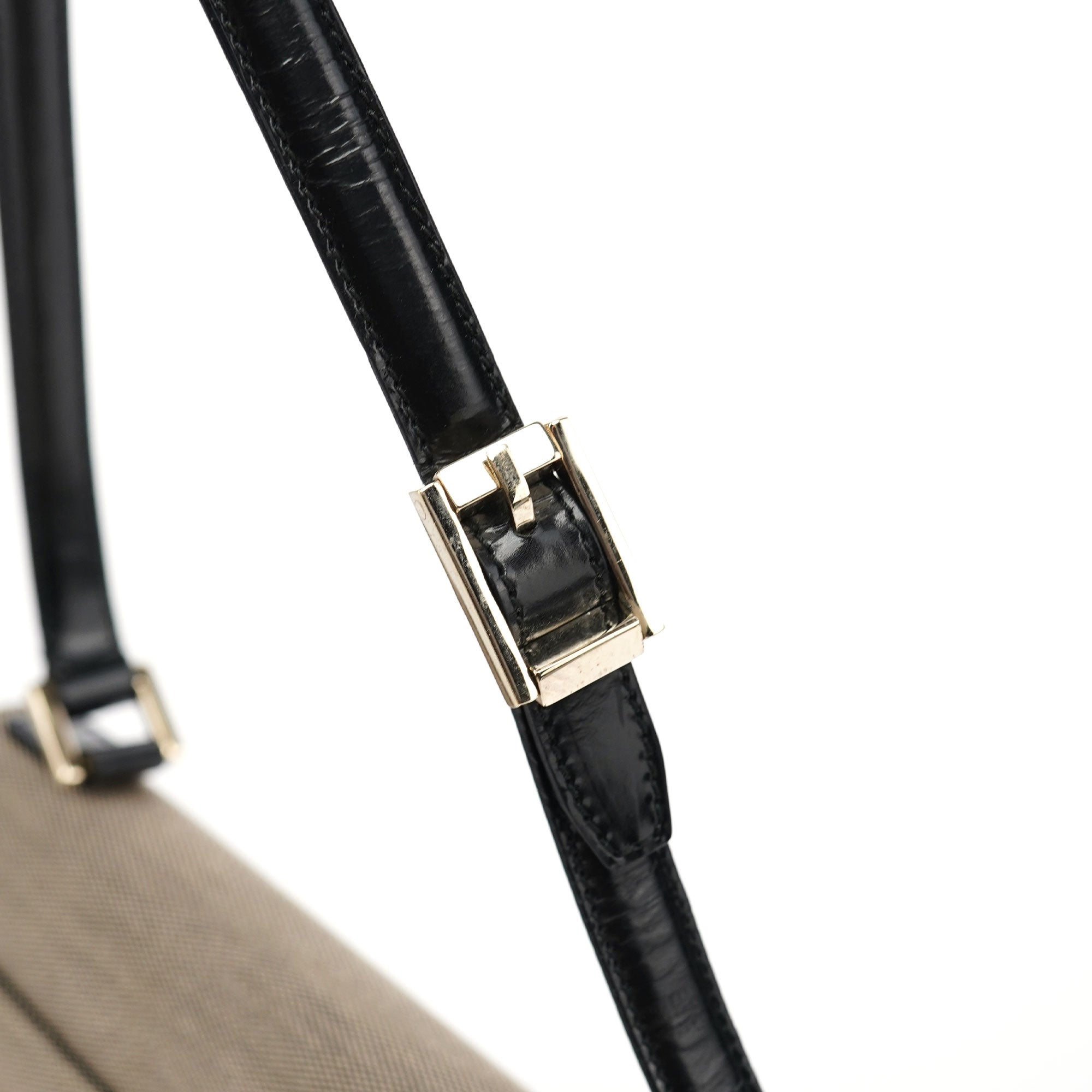 Gucci Lady Lock Schultertasche aus beigem Canvas