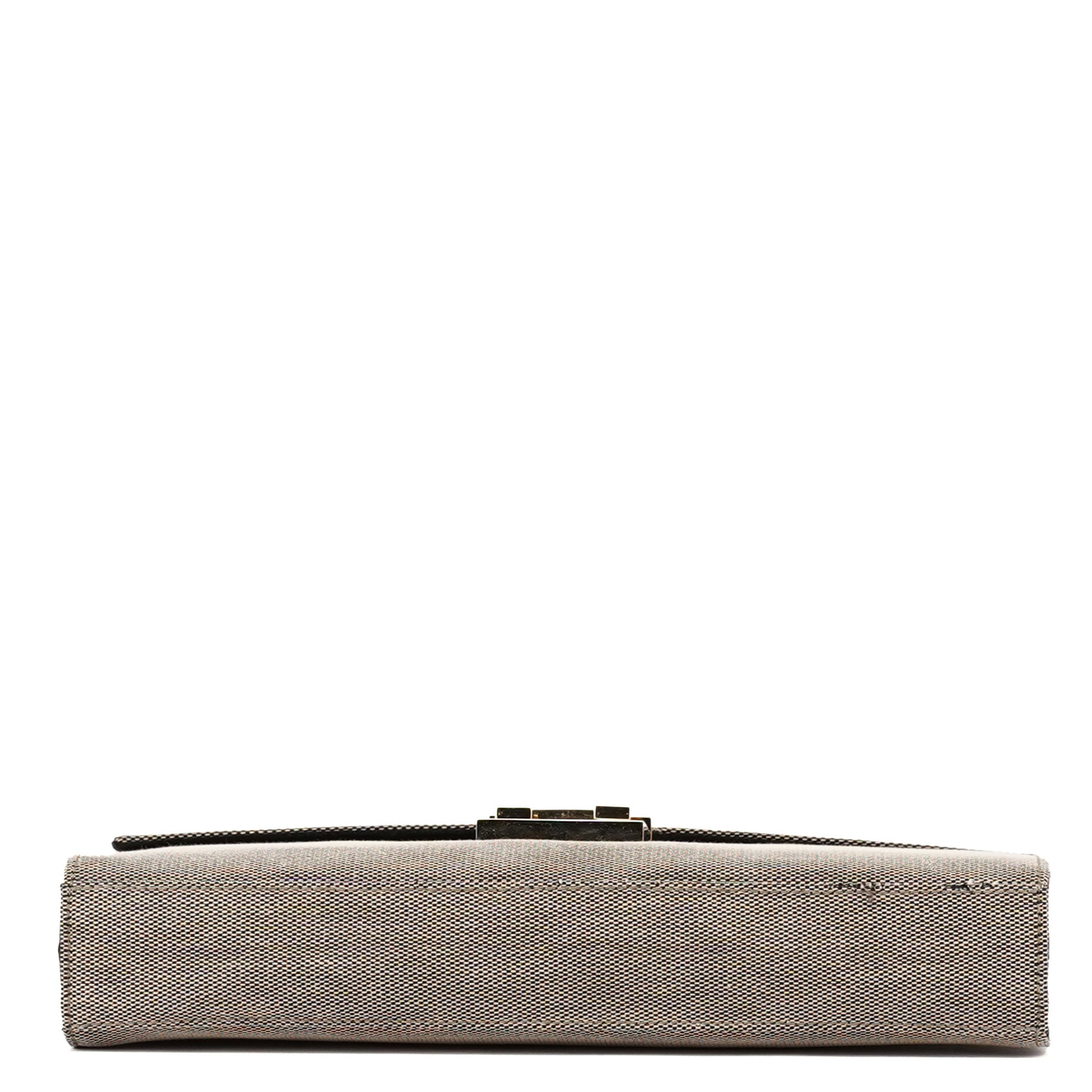 Gucci Lady Lock Schultertasche aus beigem Canvas