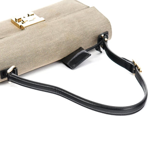 Gucci Beige Canvas Lady Lock Shoulder Bag