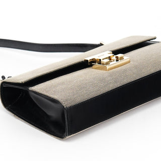 Gucci Beige Canvas Lady Lock Shoulder Bag