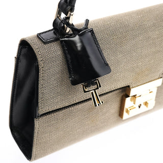 Gucci Beige Canvas Lady Lock Shoulder Bag