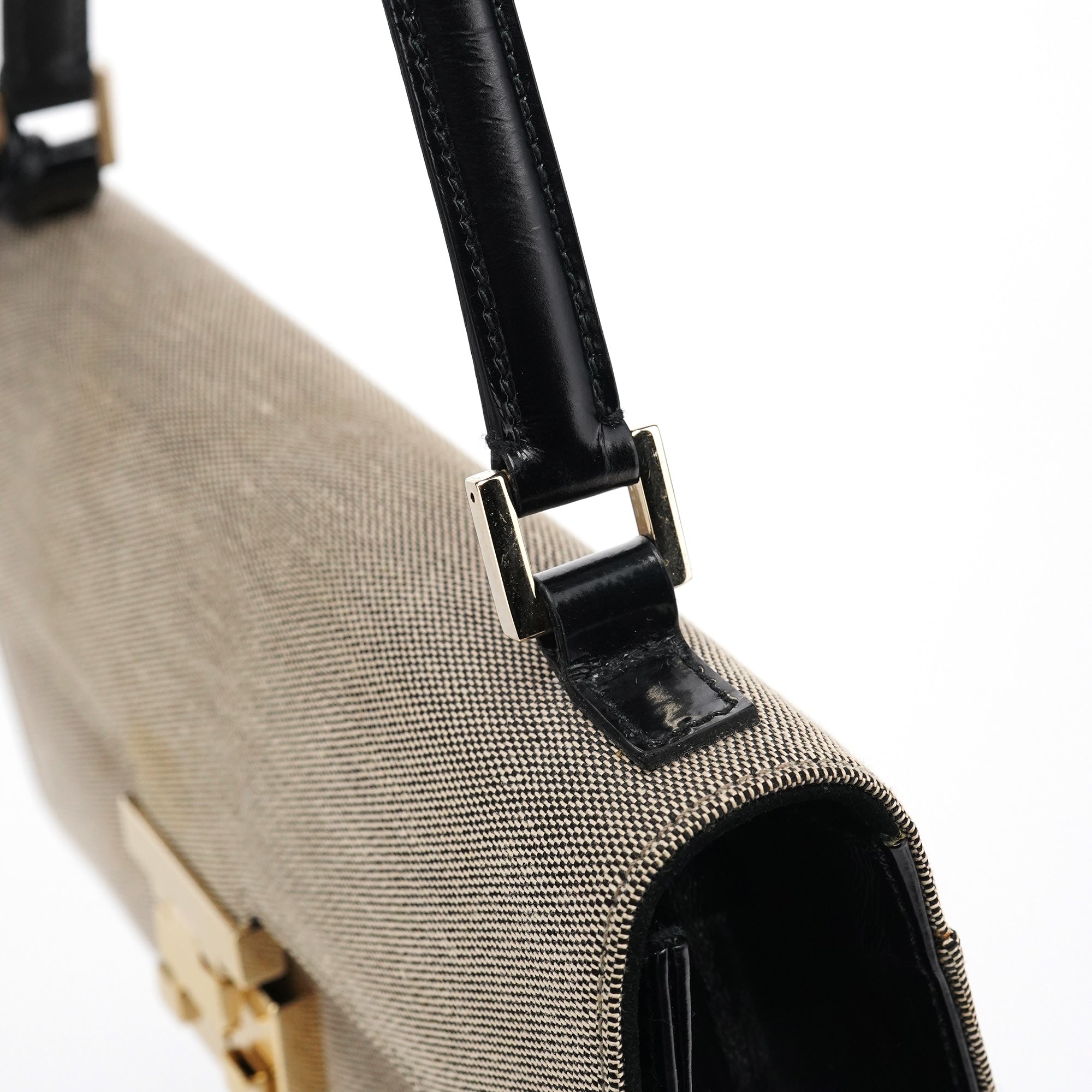 Gucci Sac porté épaule Lady Lock en toile beige