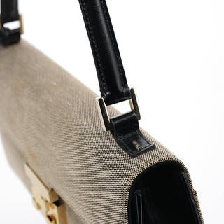 Gucci Beige Canvas Lady Lock Shoulder Bag