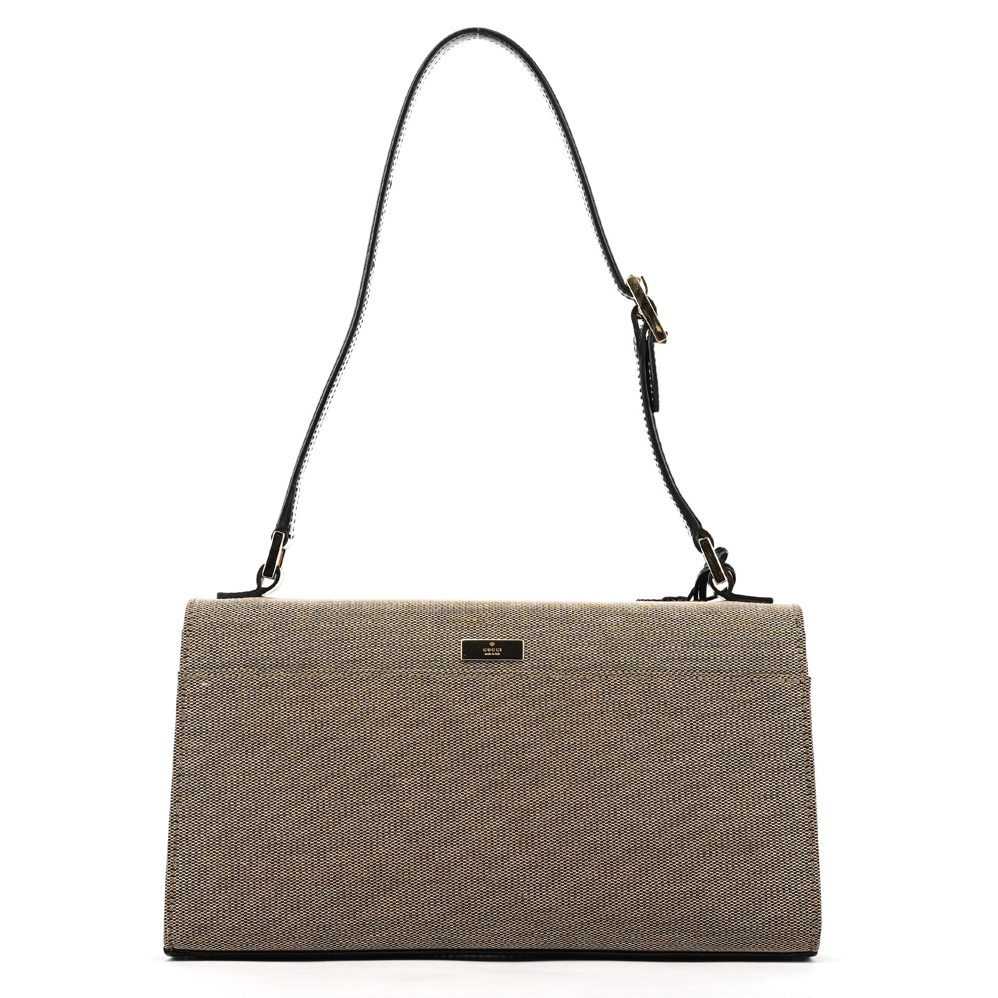 Gucci Sac porté épaule Lady Lock en toile beige