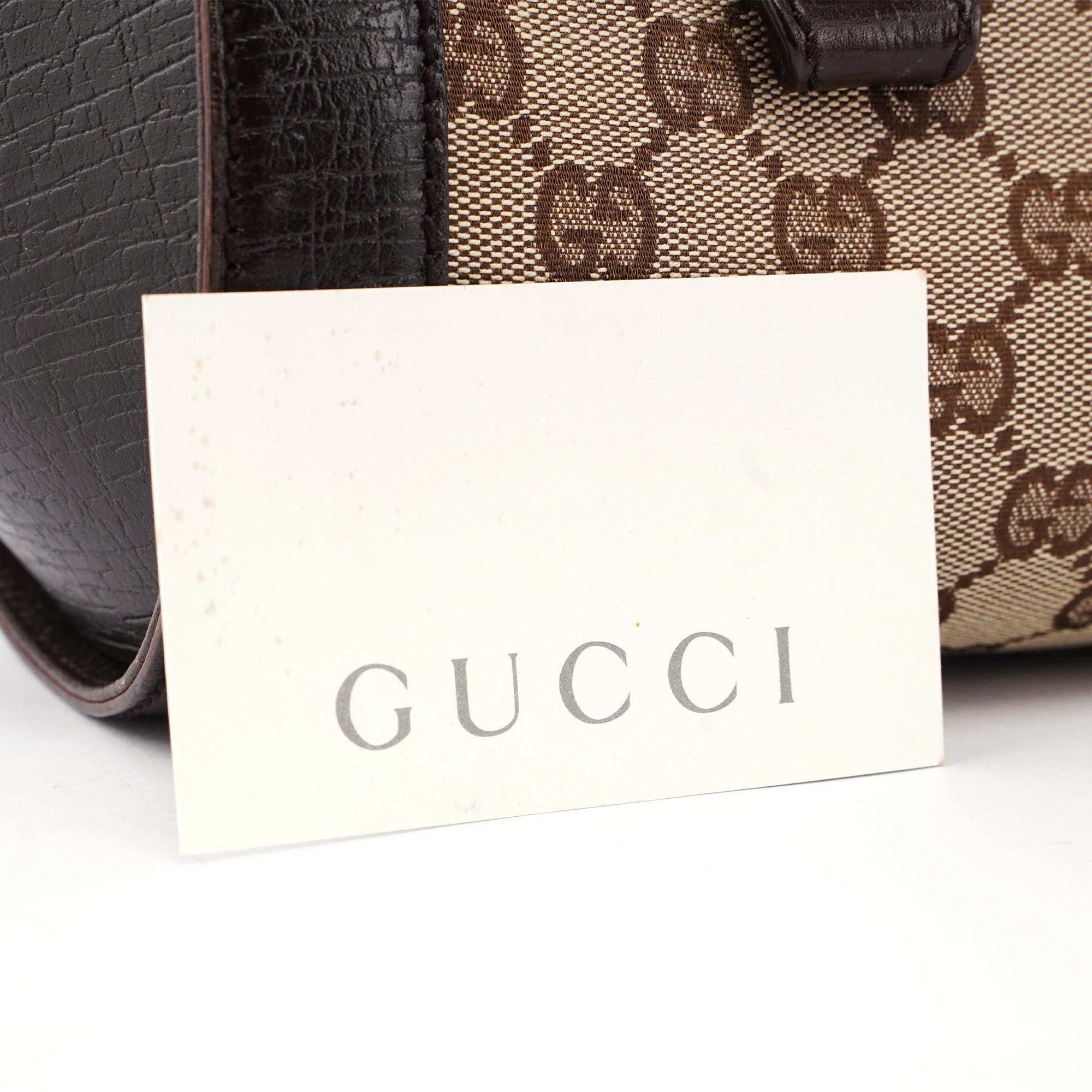 Gucci Beige GG Bamboo Handbag