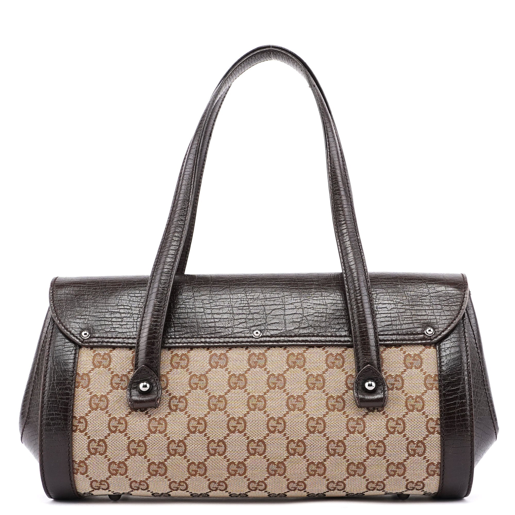 Gucci Beige GG Bamboo Handbag