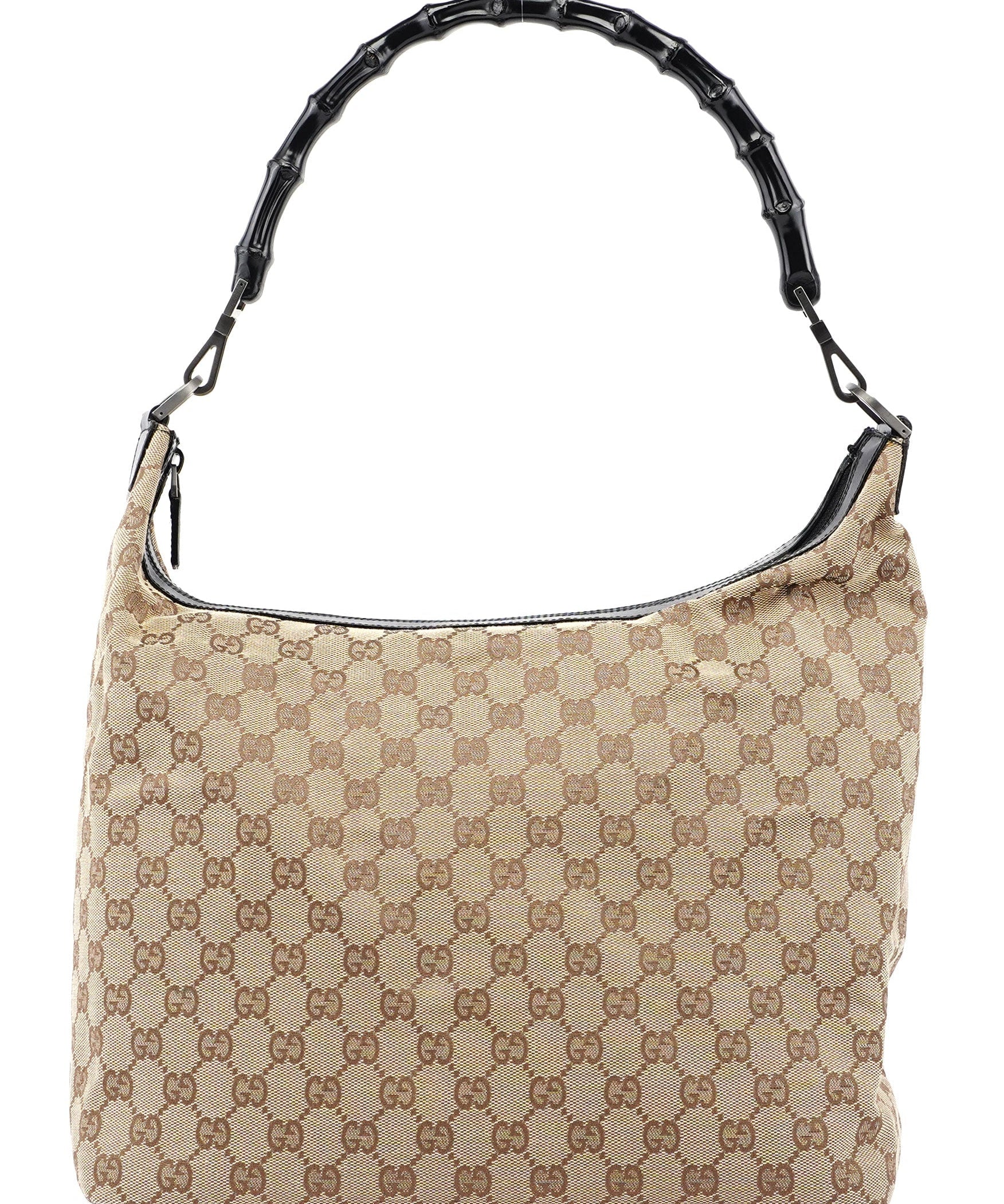Gucci Beige GG Bamboo Shoulder Bag